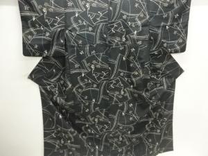 花模様小紋着物